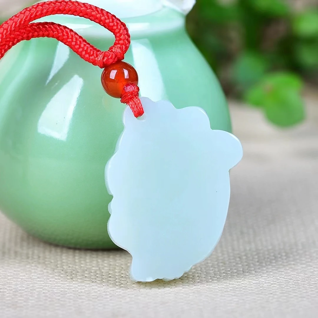 Hetian Jade Pendant Rooster Cute Cartoon Version Jewelyr P0059