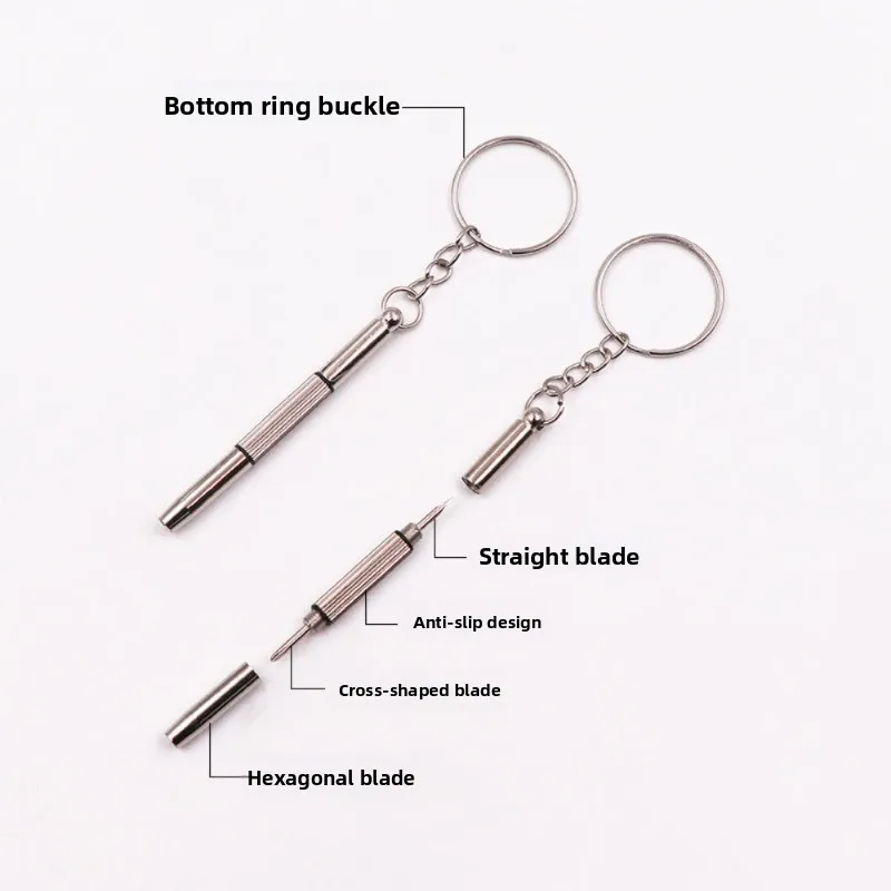 Portable 3 in 1 Small Screwdriver Kit Precision Repair Tools for Eyeglasses Sunglasses and Electronic Gadgets