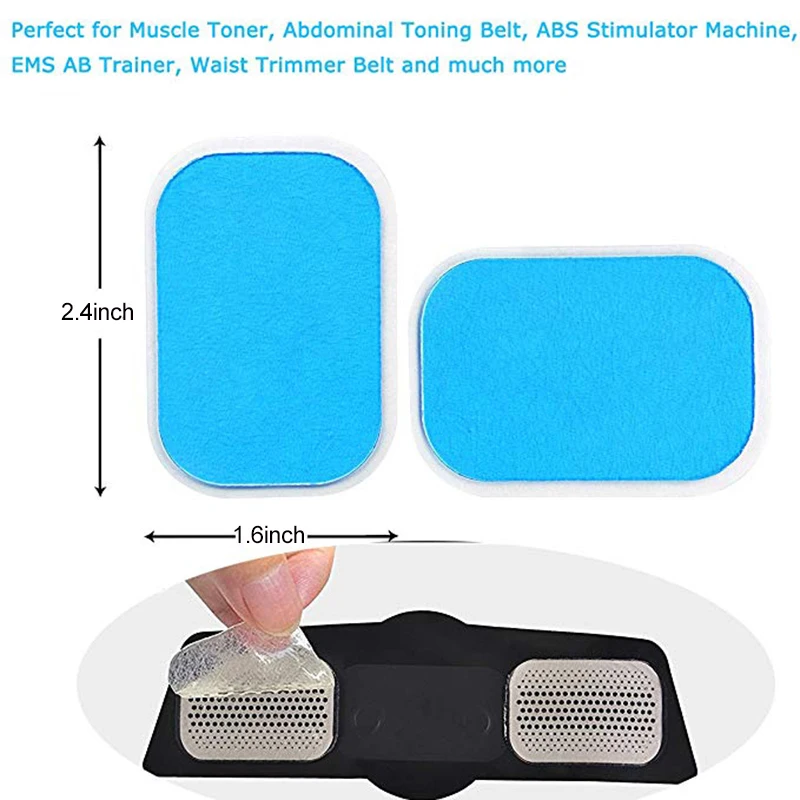 100/50Pcs Replacement ABS Gel Pads EMS Abdominal Muscle Stimulator Hydrogel Gel Patch Fitness Abdomen Massage Trainer Sticker