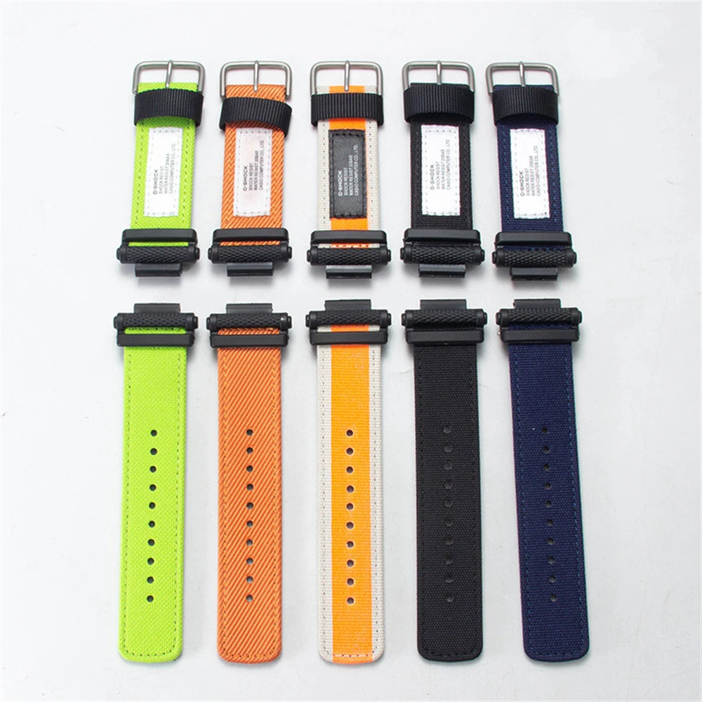 Watchband for sports watch 5637 GA-900 GA-900TS / VB / AS sports canvas men's watch strap