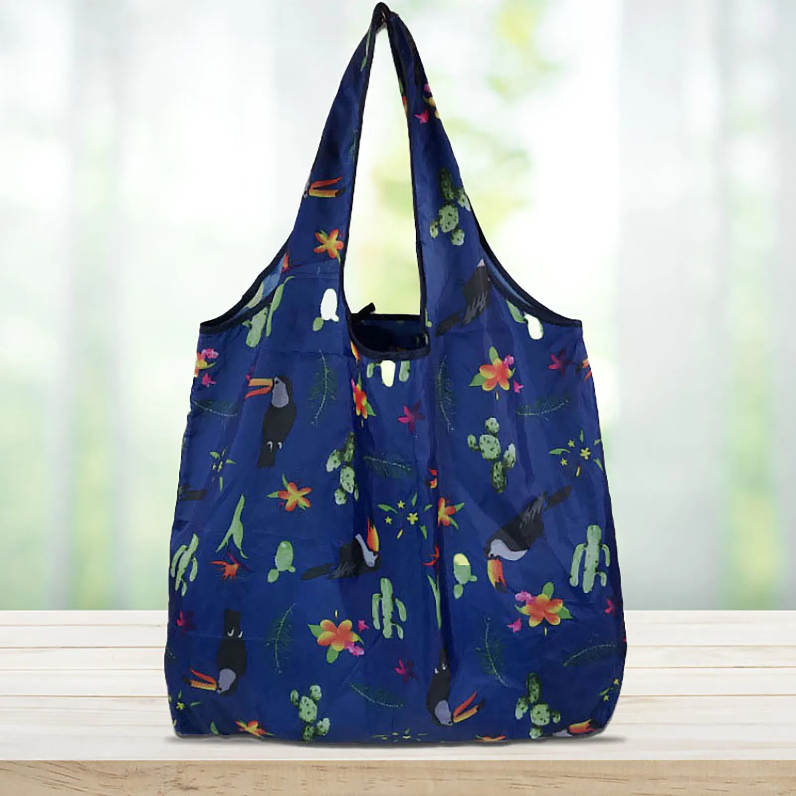 Portable Reusable Grocery Bags Strong Load-bearing Capacity Eco-friendly Bags for Trip or Shopping Fruit Holder