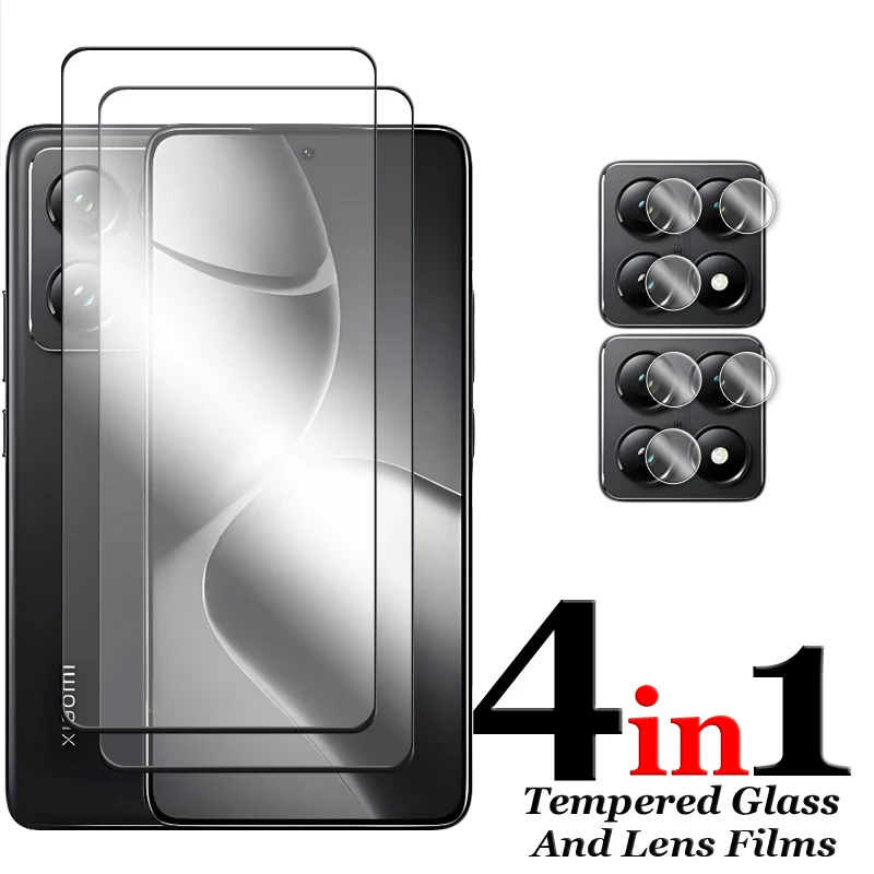 6in1 For Xiaomi 14T Pro Glass For Xiaomi 14T Tempered Glass 2.5D Full Cover Glue Screen Protector For Xiaomi 14T 14 T Pro Film