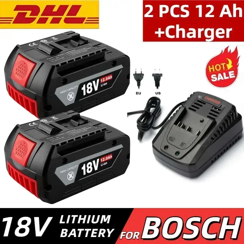 

Оригинальная литий-ионная аккумуляторная батарея для BOSCH 18 В 10000 мАч GBA 18 В 10,0 Ач Профессиональная аккумуляторная батарея GBA GSR GSB BAT609