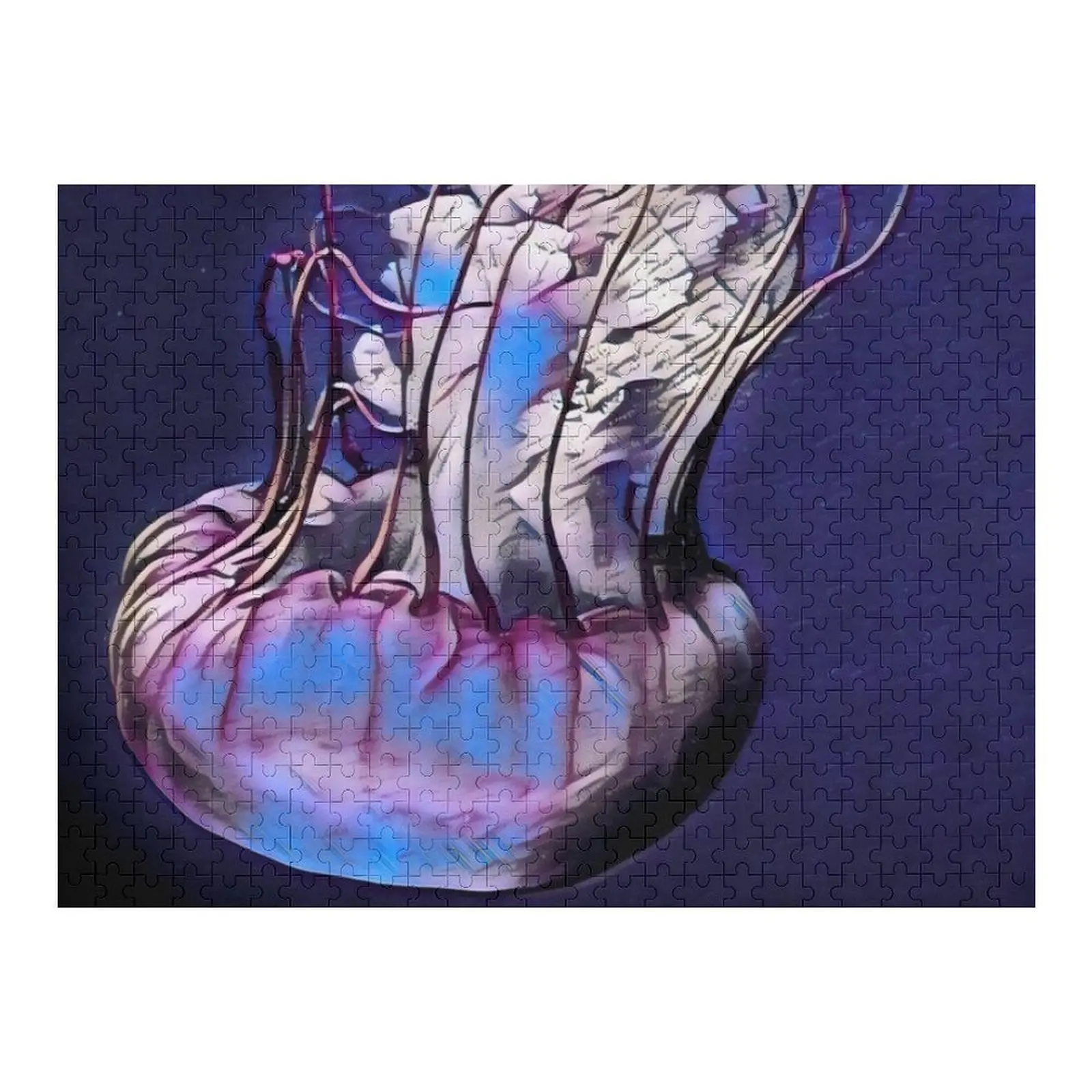 

Jellyfish Under Water Sketch Jigsaw Puzzle Animal Photo Customized Gifts For Kids Puzzle
