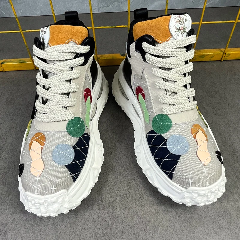 أحذية كاجوال عصرية مطرزة على الطراز الصيني للرجال، أحذية جري عصرية متعددة الاستخدامات، أحذية رياضية عالية الجودة ممتصة للصدمات، أحذية تزلج بانك للرجال #3