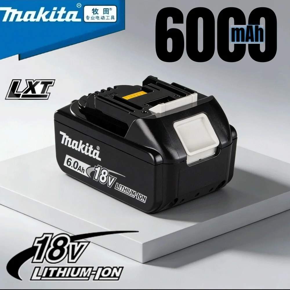 

️ ️ Оригинальный аккумулятор Makita 18V 6.0Ah с зарядным устройством для электроинструментов Makita 18V DDF487 DTW700 GBA404 DUC150Z DHR183Z