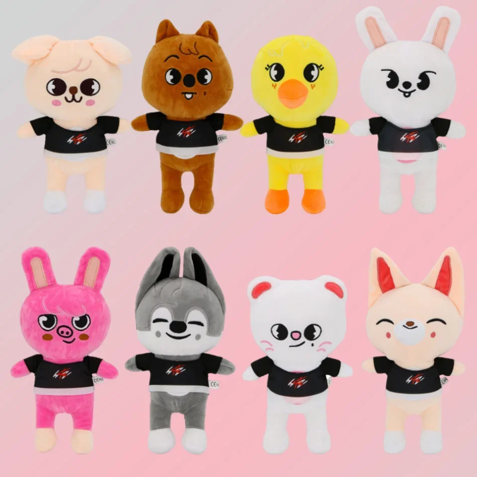 

In Stock Doll 20cm 8pcs/Set Kawaii Skzoo Stray Plush Cartoon Stuffed Animal cute Companion Plush Toys Decor Room Children Gift