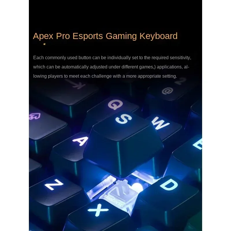 APEX Pro TKL/Mini Limited Edition Magnetic Axis Wired Mechanical Keyboard RGB OLED Metal Scroll Button E-sports Game Gifts