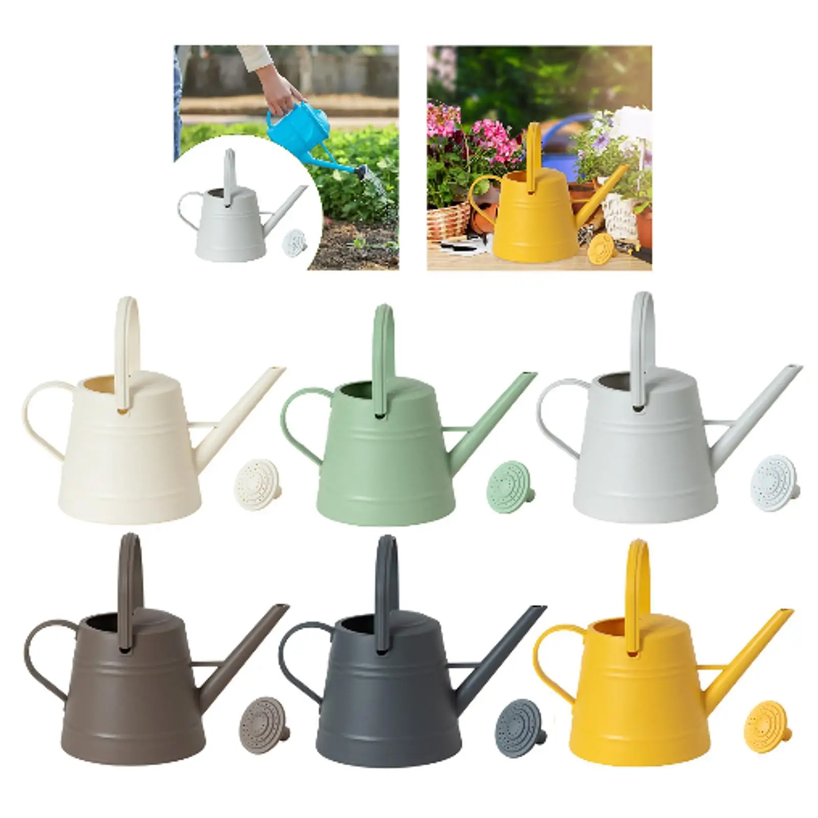 

Long Spout Water Can Removable Spray Head 3.8L Gardening Tool for House Plant Garden Flower Outdoor Indoor Watering Plant Home