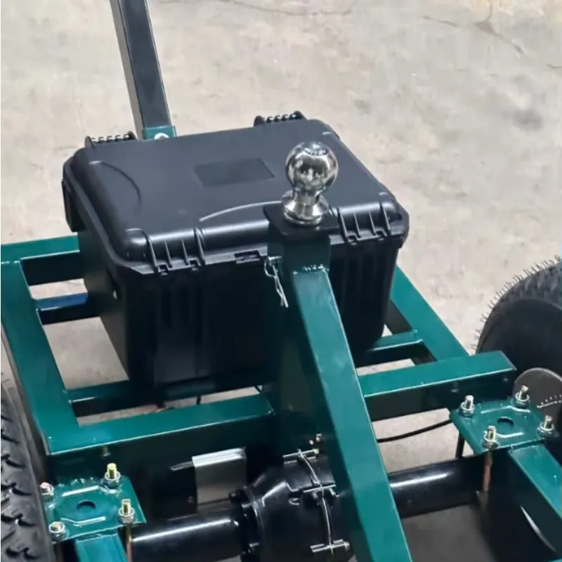 Electric Power 5-Wheel Heavy Duty Trailer Mover 2' Ball Adjustment Electric Car Dolly Hitch Material Handling Equipment
