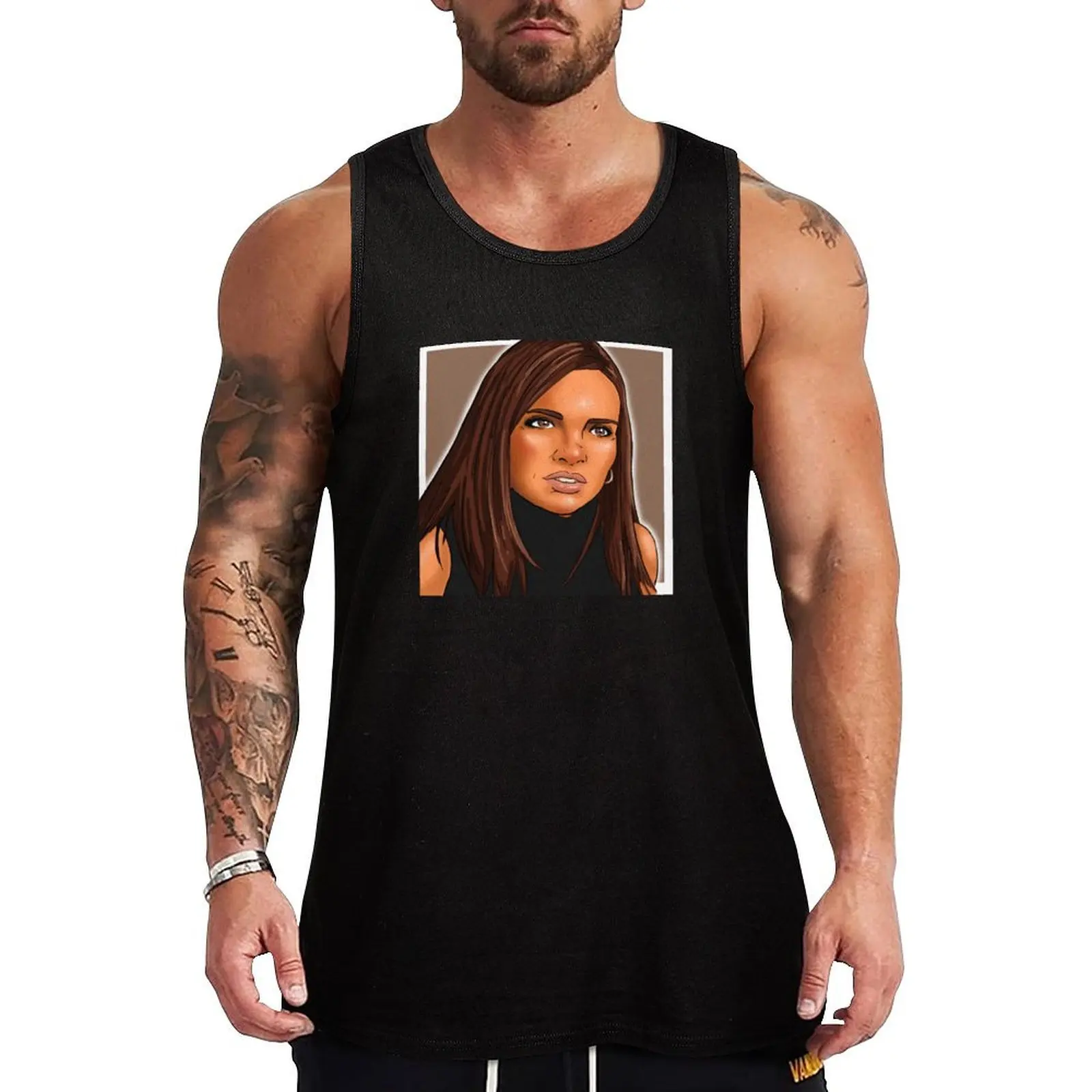 Celebrating the icons - Nadine Coyle from Girls Aloud Tank Top T-shirts men vest men