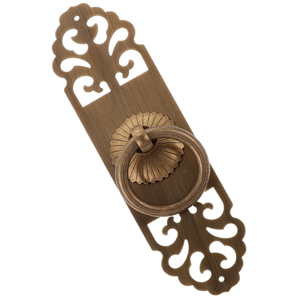 真鍮製リングプルハンドル耐久性のあるキャビネット引き出しノブ交換用ワードローブドアキッチン家具キャビネットプルノブ