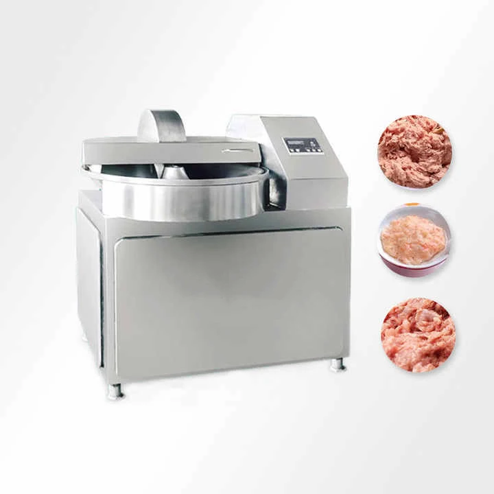 Small Food Factory Meat Chopper Mixer Machine Compact Layout Limited Workshop Space Meat Processing Task