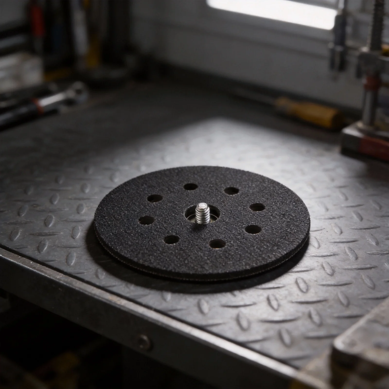 5inch 8 Holes Hook & -Loop Backing Pad M8 Thread Polishing Disc For Sanding Wood Backing Sanding Disc Pad Power Tools