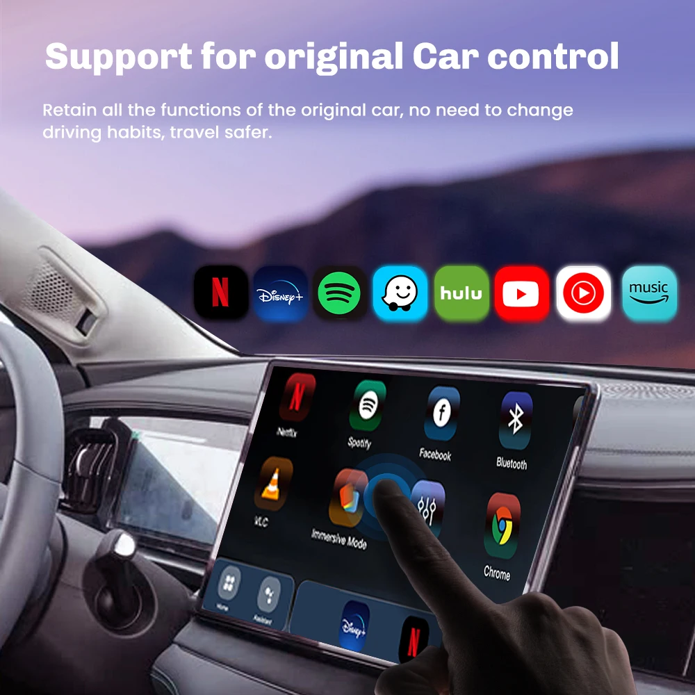 NEW MMB MAX Android 13 CarPlay Ai Box 8+128G QCM6125 8 Cores Netflix&Youtube GPS 4G LTE For BYD Multimedia Video Android Auto