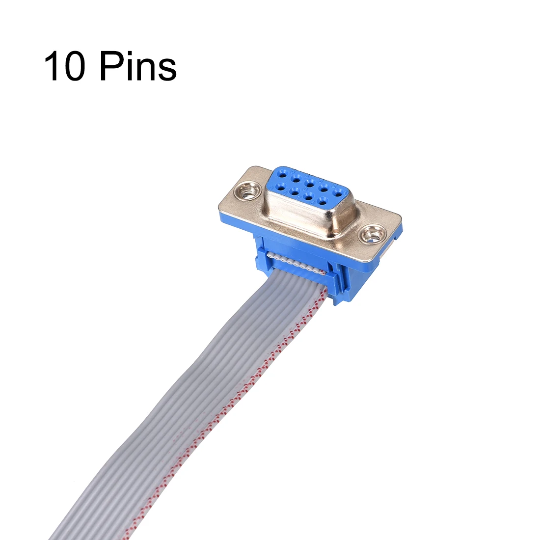 1/2Pcs 20cm IDC Wire Flat Ribbon Cable DB9/DB15/DB25/DB37 Female/Male to FC-10/FC-16/FC-26/FC-40 Female Connector 2.54mm Pitch