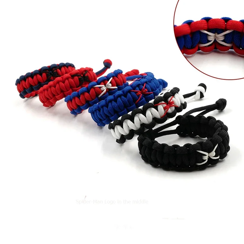 New Spider Series Adjustable Survival Emergency 550 Paracord Bracelet Parachute Cord Bracelet For Camping Hiking Outdoor