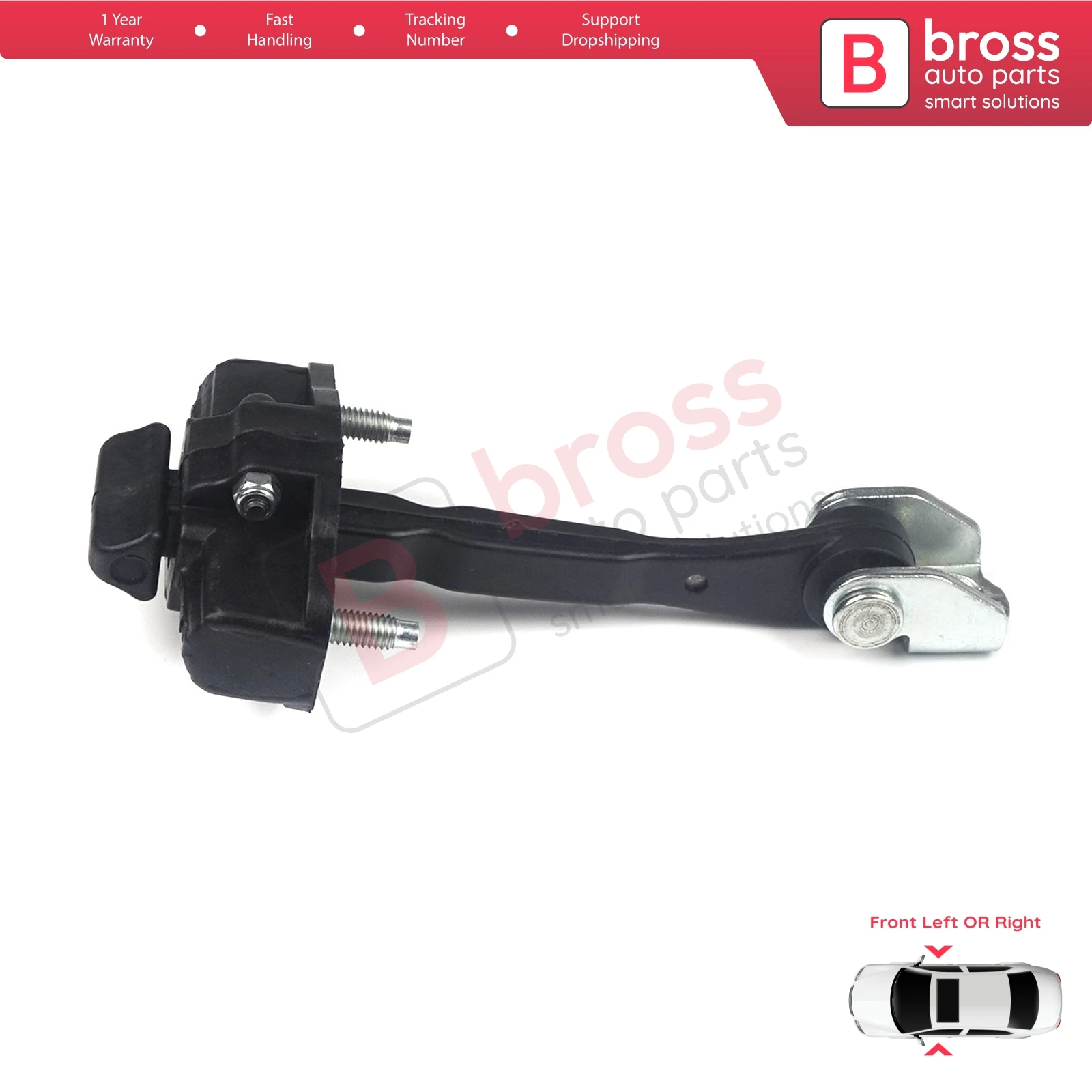 

BDP830 Front Left OR Right Door Catch Hinge Brake Stop Check Strap Limiter 50509843 for Alfa Romeo Giulietta 940 2010-2020