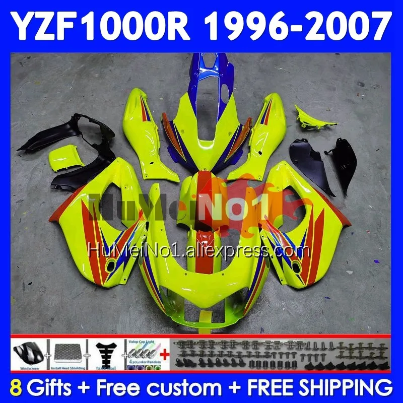 New yellow Thunderace For YAMAHA YZF 1000R YZF1000R 96 97 98 99 00 01 354No.148 YZF-1000R 2002 2003 2004 2005 2006 2007 Fairing