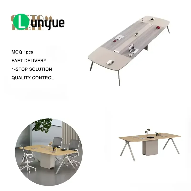 Modern Minimalist Modular Conference Table Creative Office Desk for Enterprise Meeting Room Daily Use Advanced Design