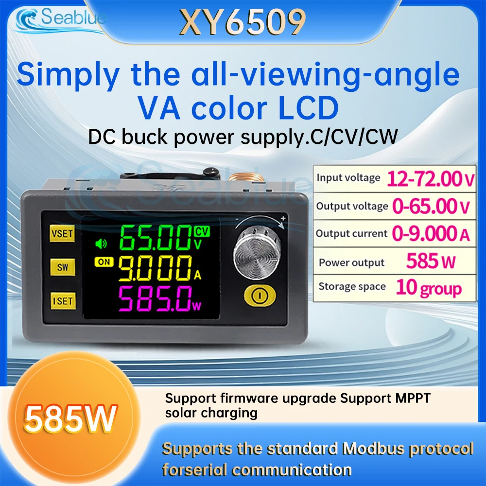 XY6506 XY6509 DC DC Buck Converter CC CV 12-72V 6A 390W 9A 585W Power Module Adjustable Regulated Laboratory Power Supply