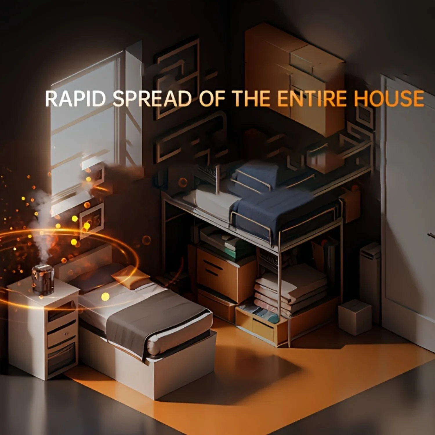 Umidificatore USB a 3 ugelli di grande capacità - Simpatico arredamento estetico per la stanza - Autunno Inverno Essenziale