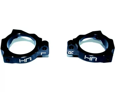 Hot Racing HRAOFE1901 CNC Aluminum Front C-Hub Caster Blocks for Losi 1:14 Mini 8IGHT, Replace Stock Plastic