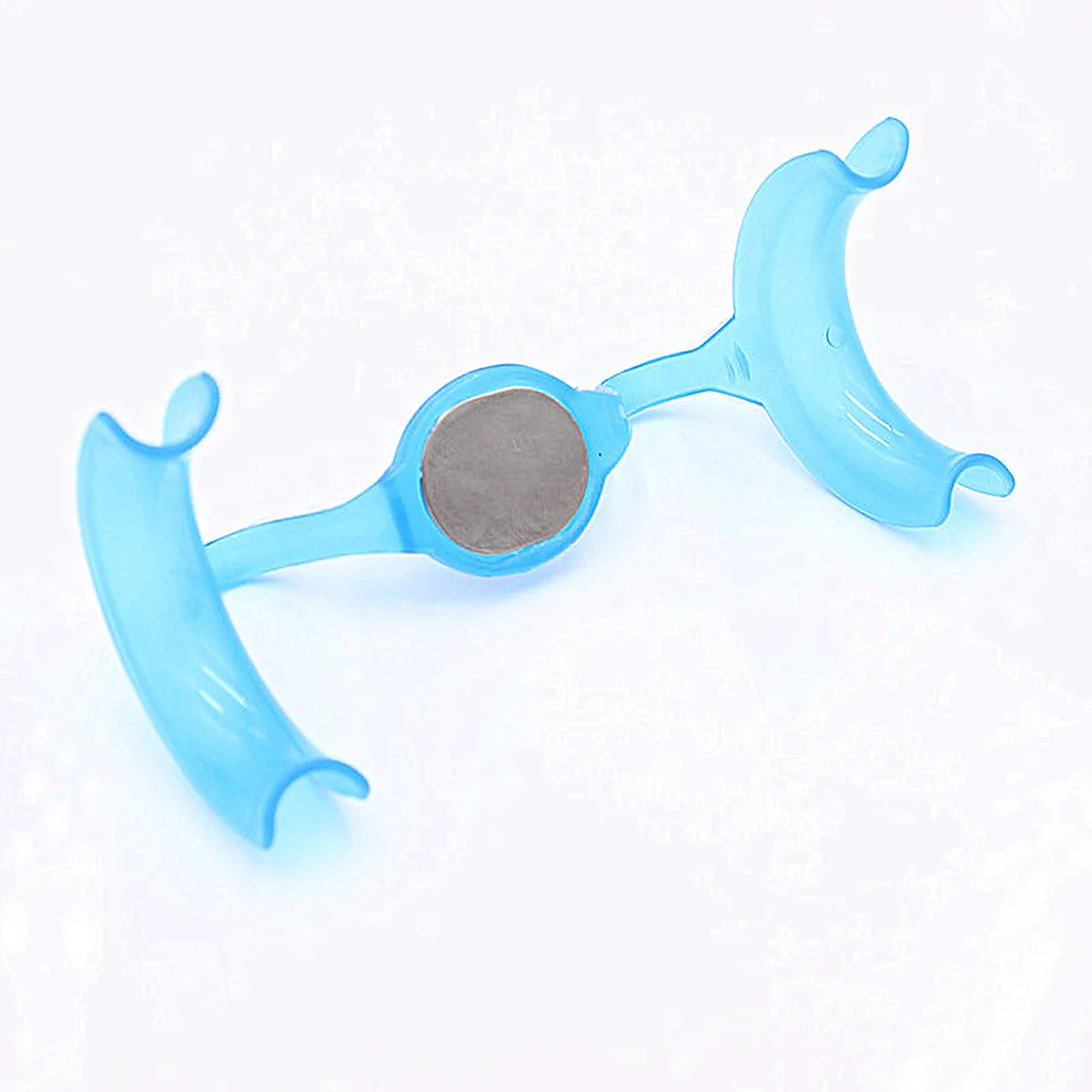 1 Stuks Tandtanden Bleken Wang Retractor M Vorm Intraorale Wang Lip Opener Orthodontische Tanden Mondopener Helder Wit Blauw