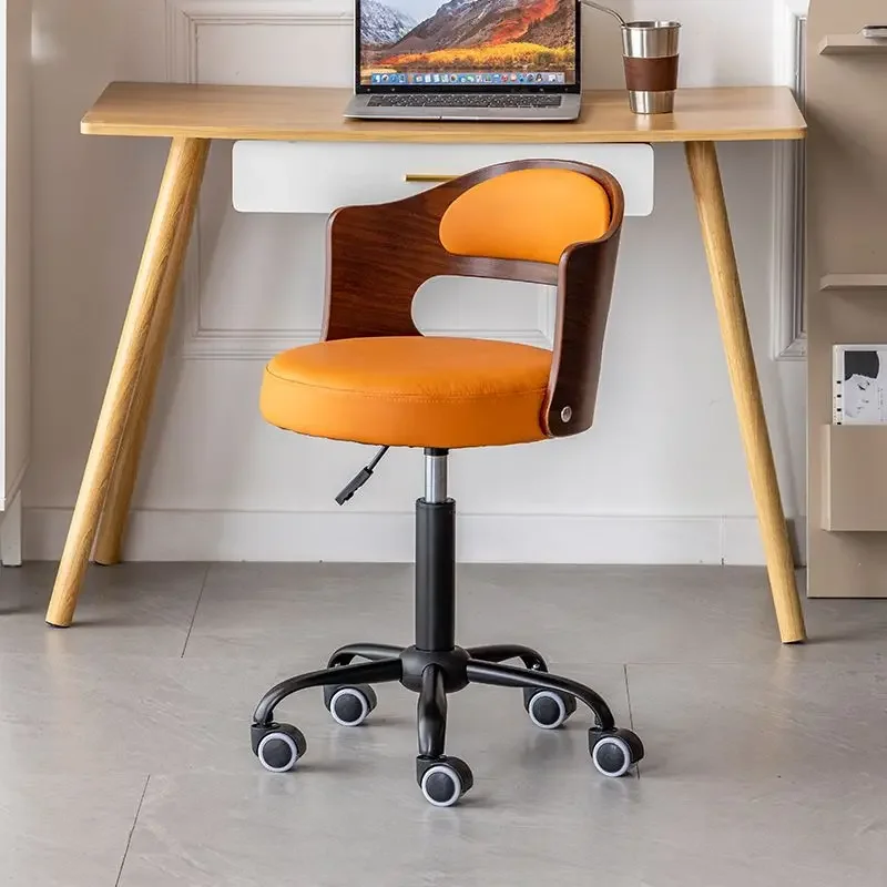 Computer Chairs Home Comfortable Office Chair Makeup Stool Solid Wood Backrest Dormitory Study Room Desk Chairs Gaming Chaise