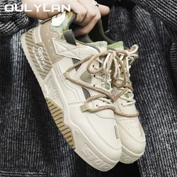 NEW Fashion Color Blocking Sports Shoes Thick Soled Shoes for Men Trendy Spring Casual Shoes Student Men's Shoes