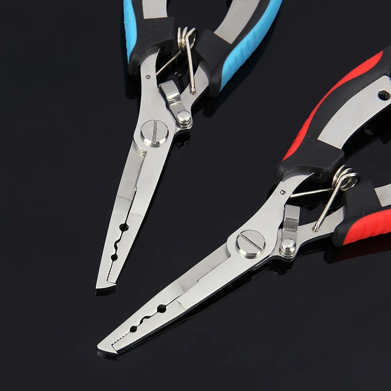 Fish Pliers Ergonomics Anti-Slip High-Strength Multifunctional Cut Fishing Line Fishing Tied Hooks Pliers Angling Equipment image 3