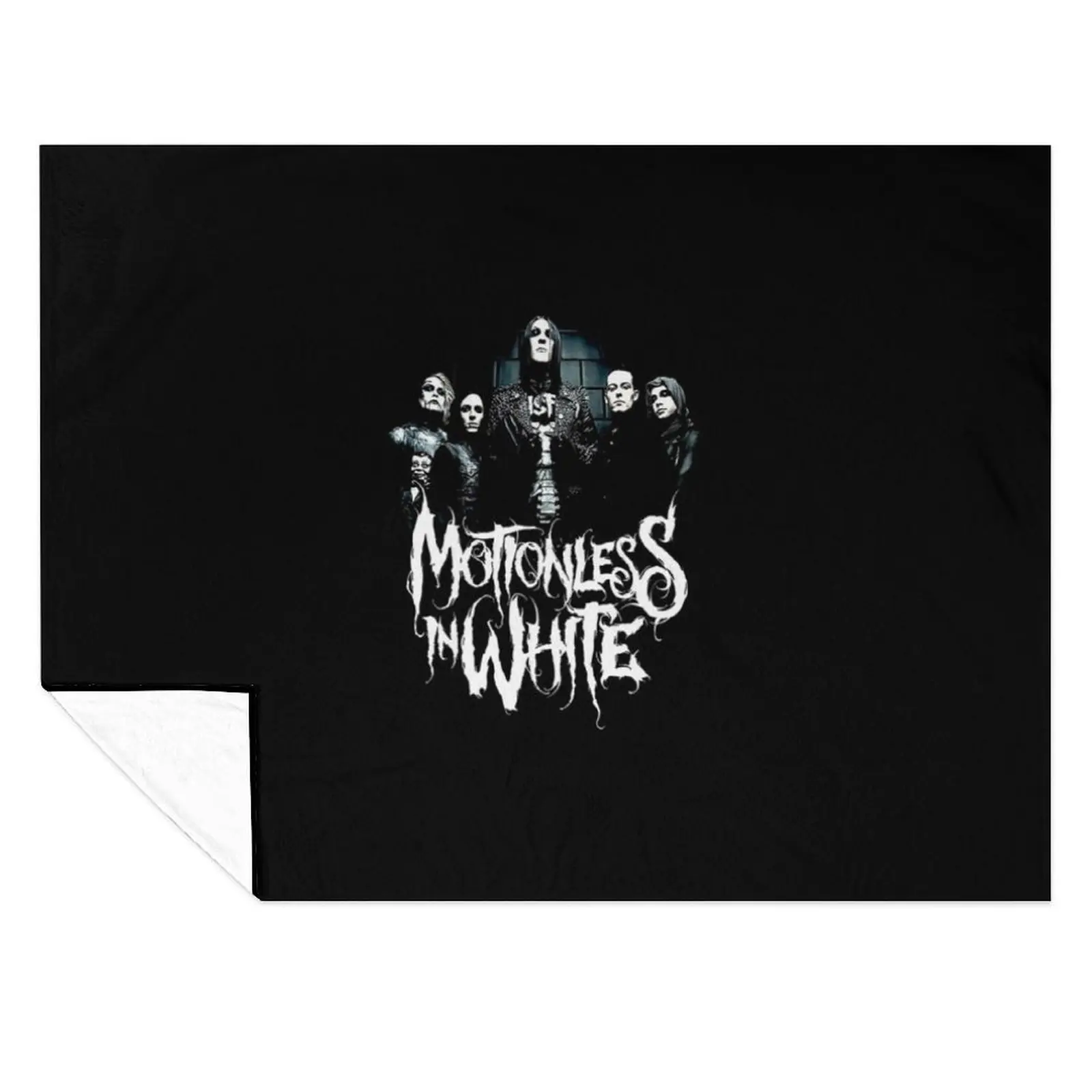 

Motionless in White Member Perfect Gift For Fan Throw Blanket Furry Custom Designers Blankets