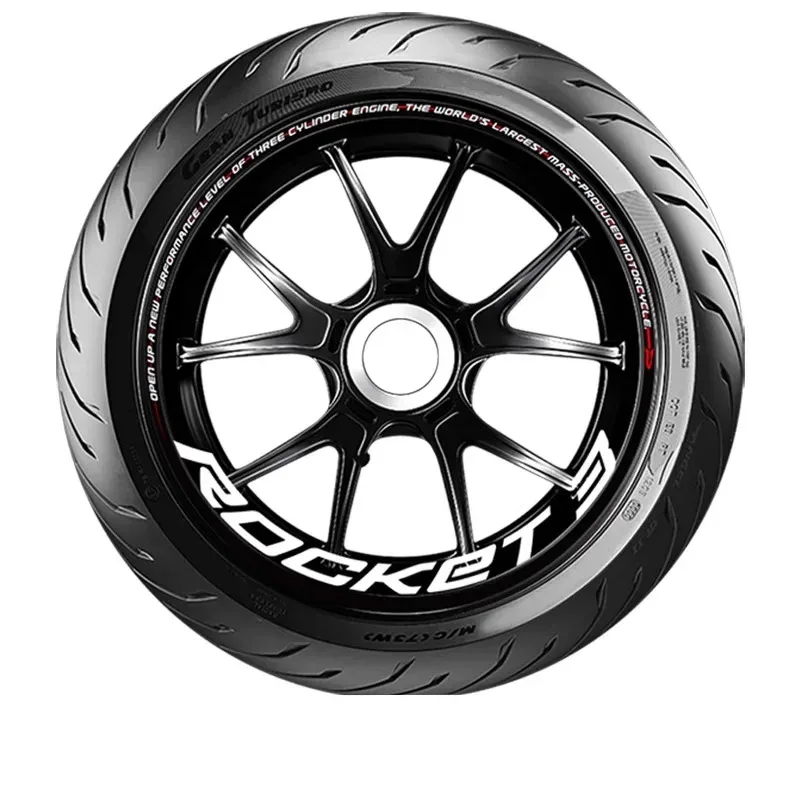 Motorcycle Reflective Accessories Wheel Sticker Hub Decals Rim Stripe Tape For Rocket 3 R GT