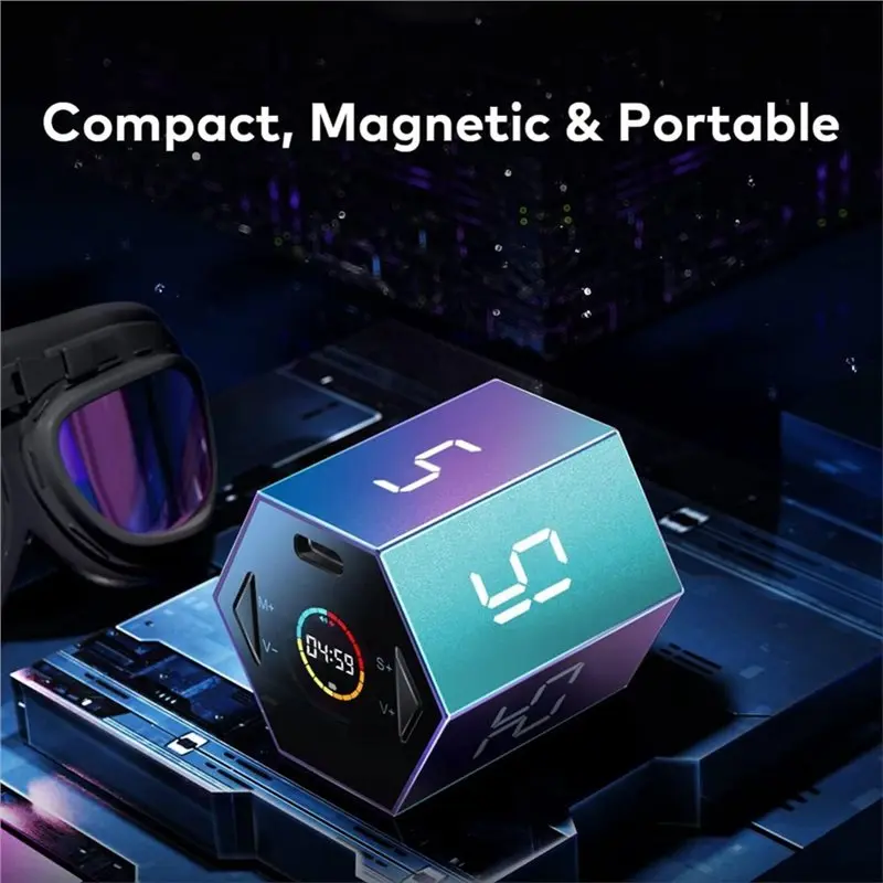 VEHO-For Focus, Study, Work, Task, ADHD Compatible Pomodoro Timer Cube Custom Timer& Stopwatch Functionality In Kitchen Design
