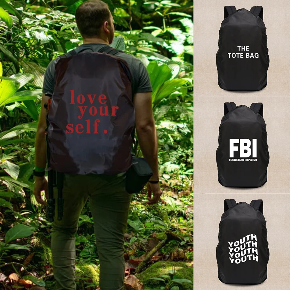 Rain Cover Portable Lightweight Travel Cover 20-70L Backpack Camping Waterproof Dust Walls Series Travel Accessories