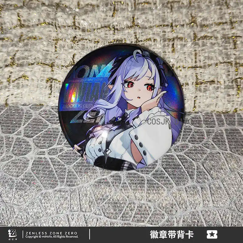 Game Vivian Banshee Zenless Zone Zero Reflect light Button Pin