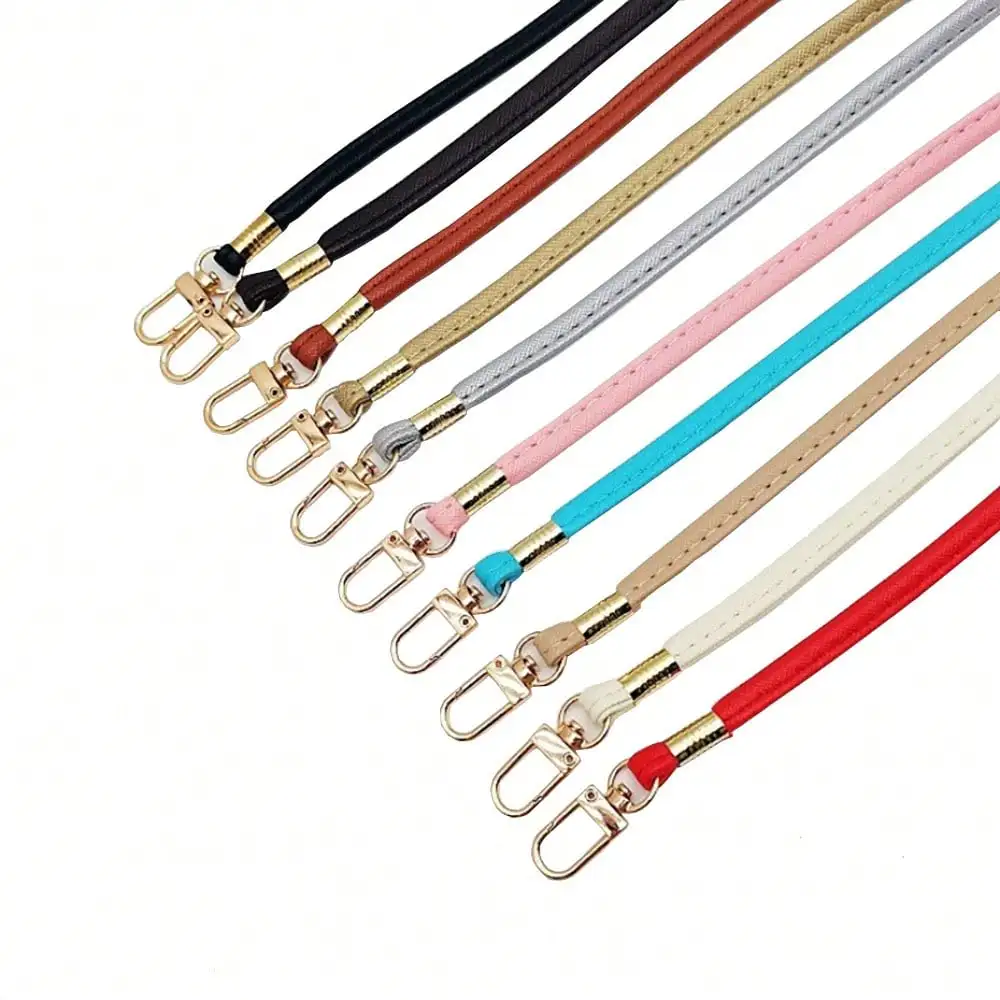 1Pcs Thin Soft PU Leather Crossbody Replacement Chain Strap For Small Bag Purse Wallet Clutch Phone Case