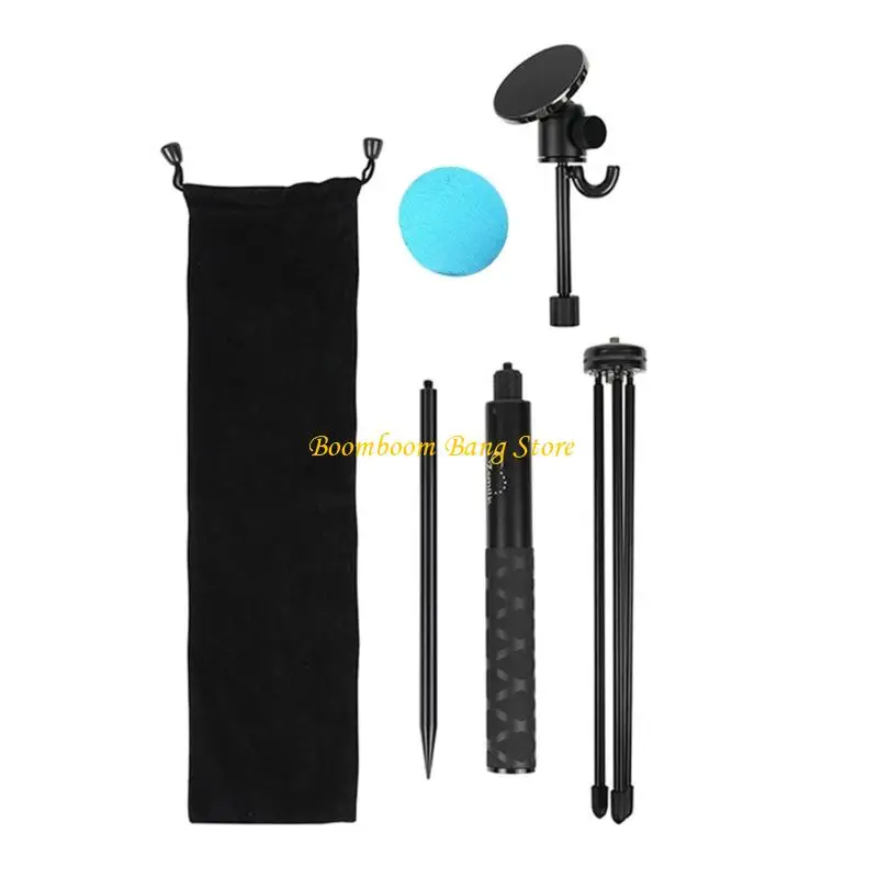 

270C Adjustable Golf Selfie Phone Holder Aluminum Tripod Stand