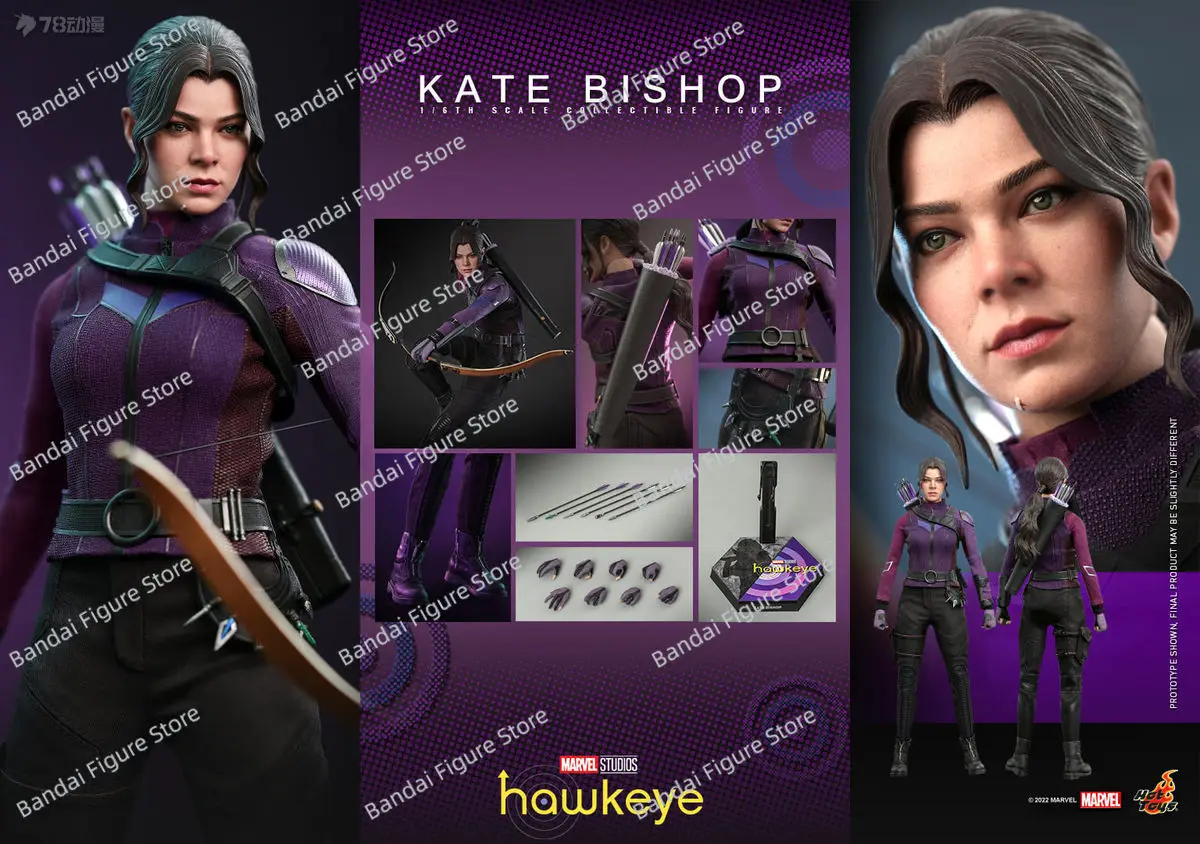 

Hottoys HT TMS074 1/6 Kate Bishop Hawkeye Marvel Movie Super Female Hero Action Figure Delicate 12" Full Set Soldier Collection
