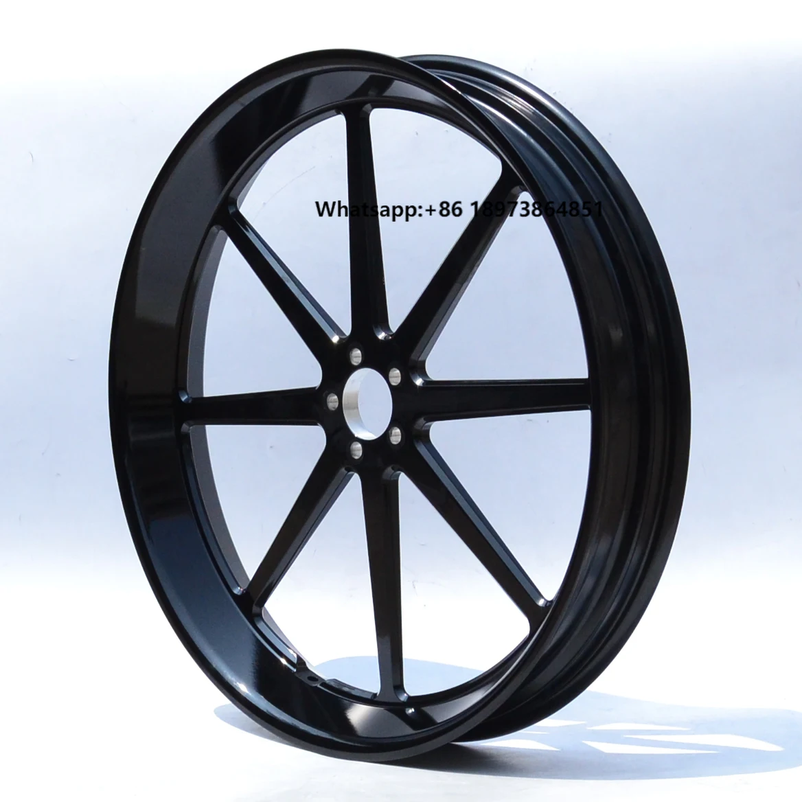 

Bright Black Spray Coating Forged Aluminum Motorcycle Wheel Rim 18*8.5/16.5.5/18*3.5/23*3.75