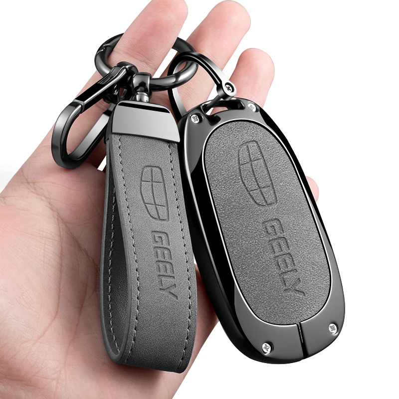Funda protectora para llave de coche de aleación de zinc, compatible con el llavero Geely GEOME Galaxy Light Star Wishes 2025 Exploring Youth Edition