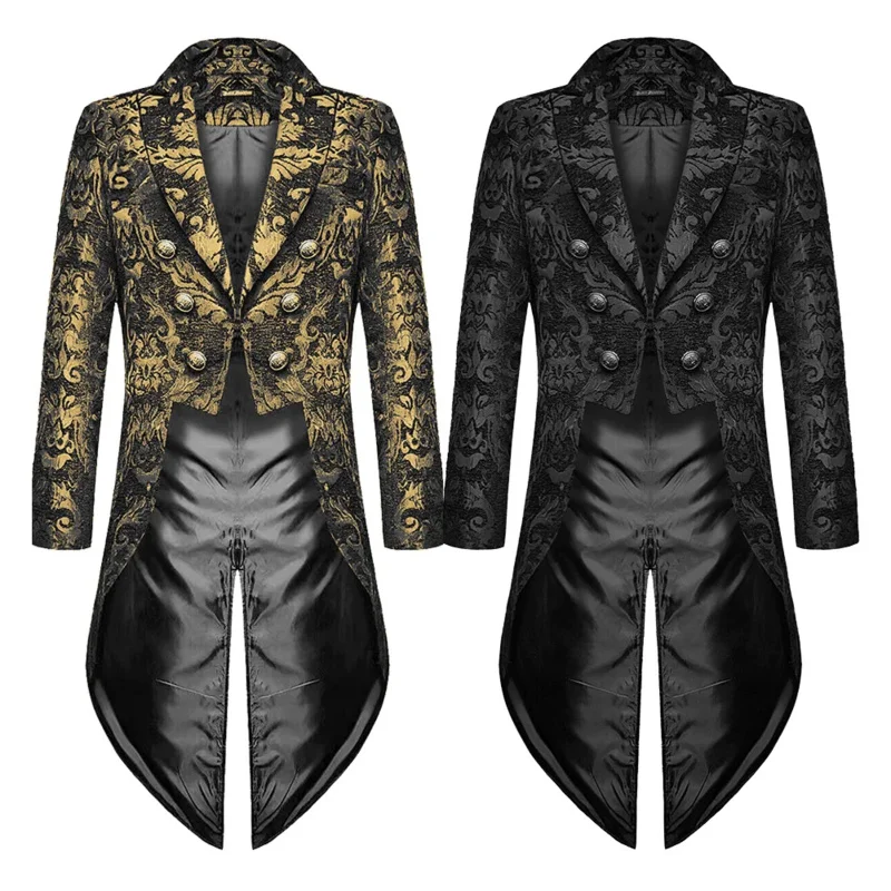 

Cosplay Men'S Halloween Costume For Role-Playing Games Adult Clothing One Piece Party Dress Steampunk Medieval Male European