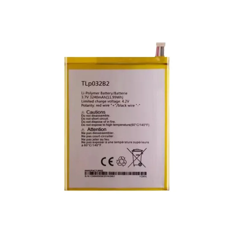 3240mAh Replacement Battery TLp032B2 TLp032BD For Alcatel One Touch POP 7 Pixi 8 P310A pop7 pixi8