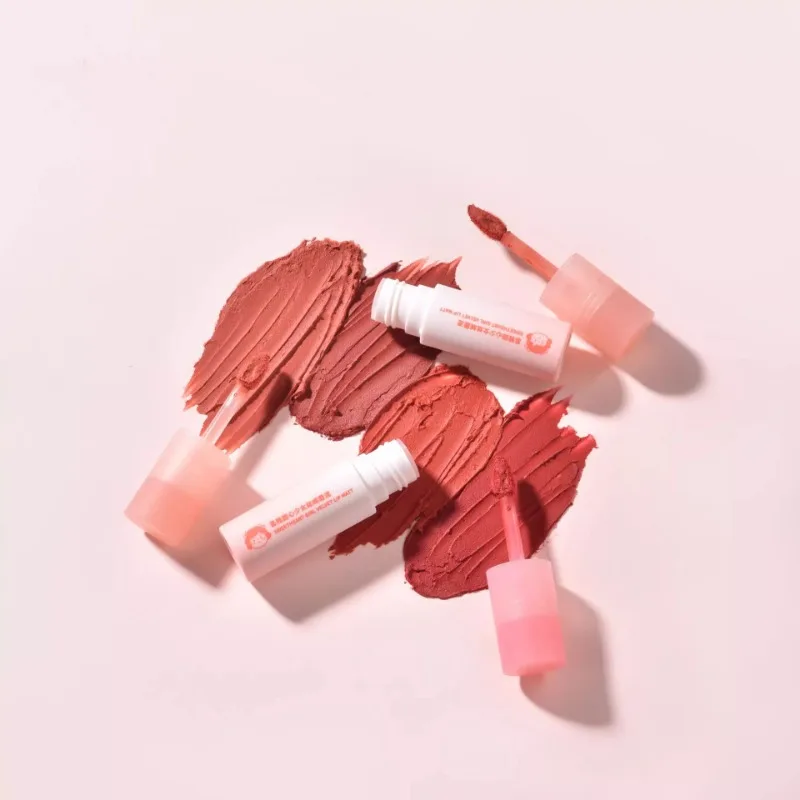 Thyra Lip Mud Sweet Girl Velvet Lip Glaze Matte Lippenstift Lipgloss Langanhaltend Farbecht K-Beauty Original Make-up Kosmetik