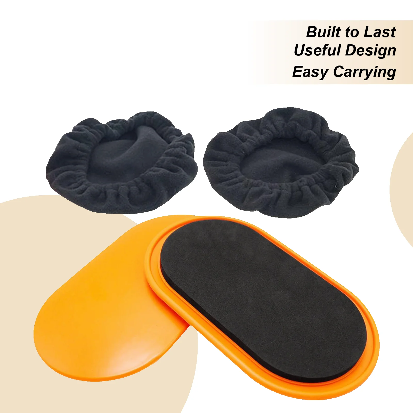 

Oval Core Sliders Fitness Gliders Exercise Discs for Ab Workout & Full Body Training, Home Gym Bedroom Floor Workout Equipment