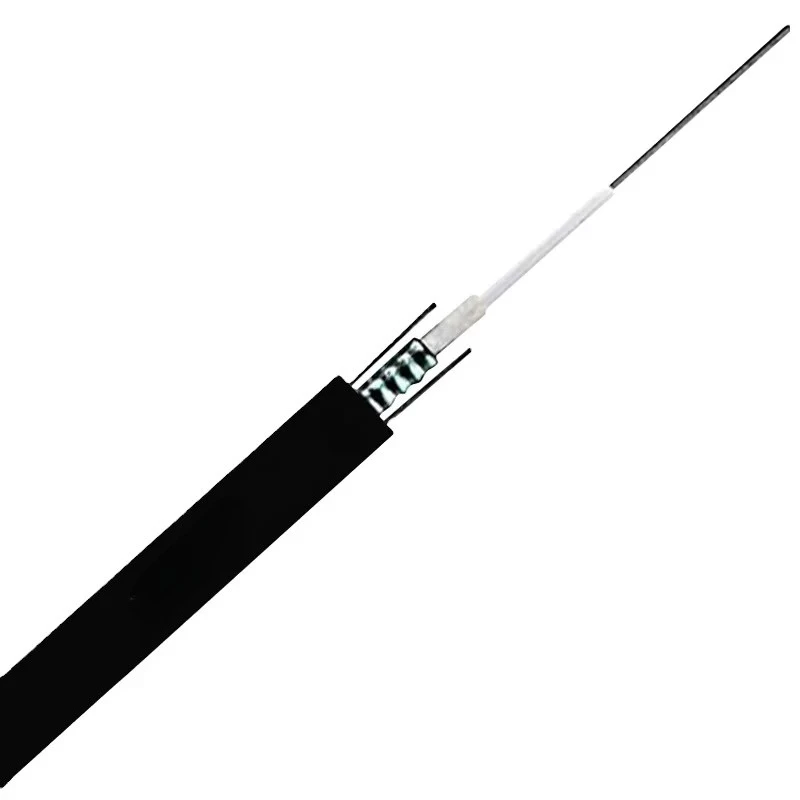Applicable to GYXTW Outdoor single-mode 4-core armored fiber optic cable Flame retardant armored fiber optic cable