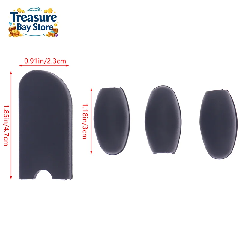 1Set Saxophone Finger Rest Saxophone Thumb Rest Cushion Palm Key Silicone Finger Protector for Alto Tenor Soprano Saxophone
