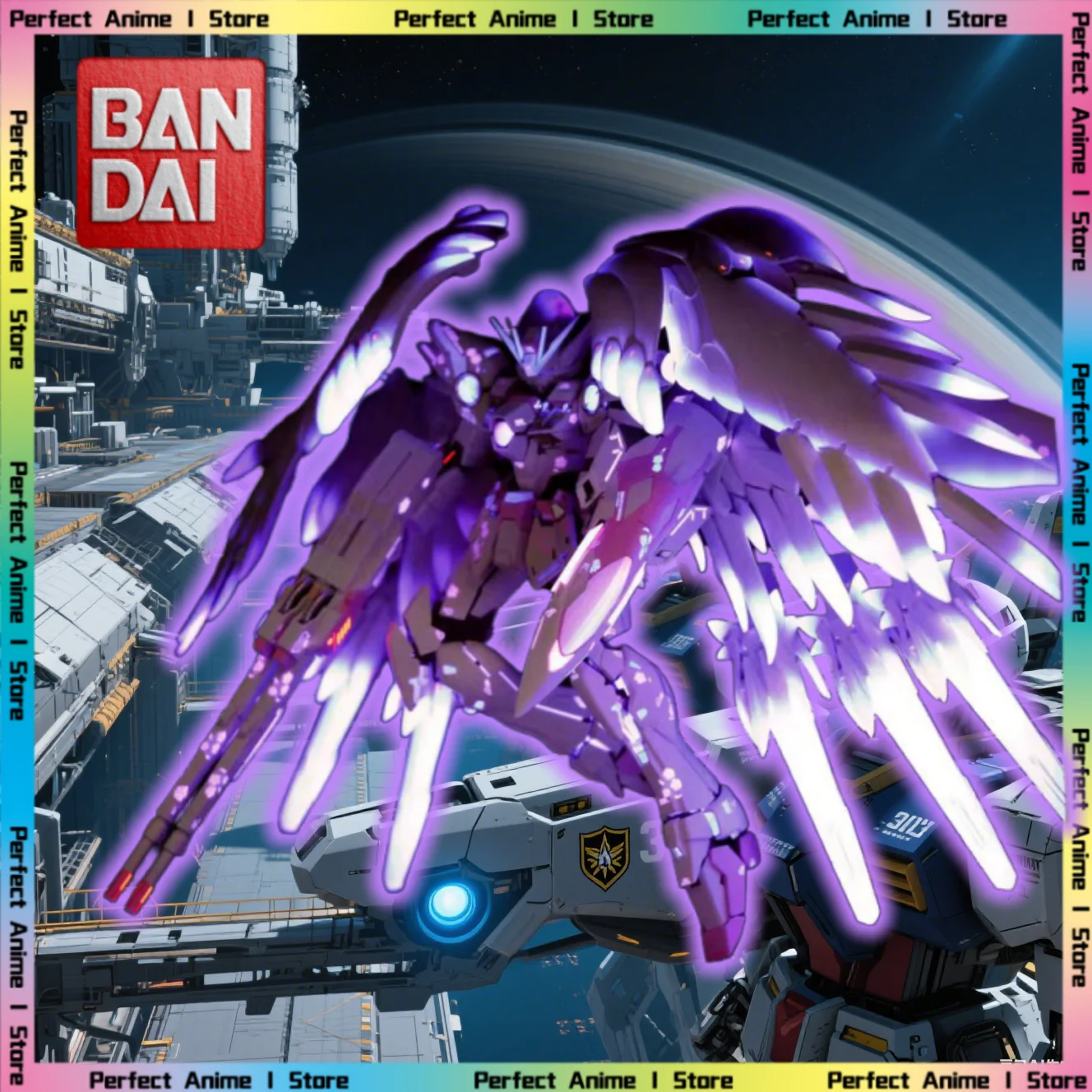 

Готовый продукт Gundam Bandai MG Feiyi Zero Ka, версия для изменения цвета, модель Boho Sakura Snow Hime OEM, индивидуальное произведение искусства