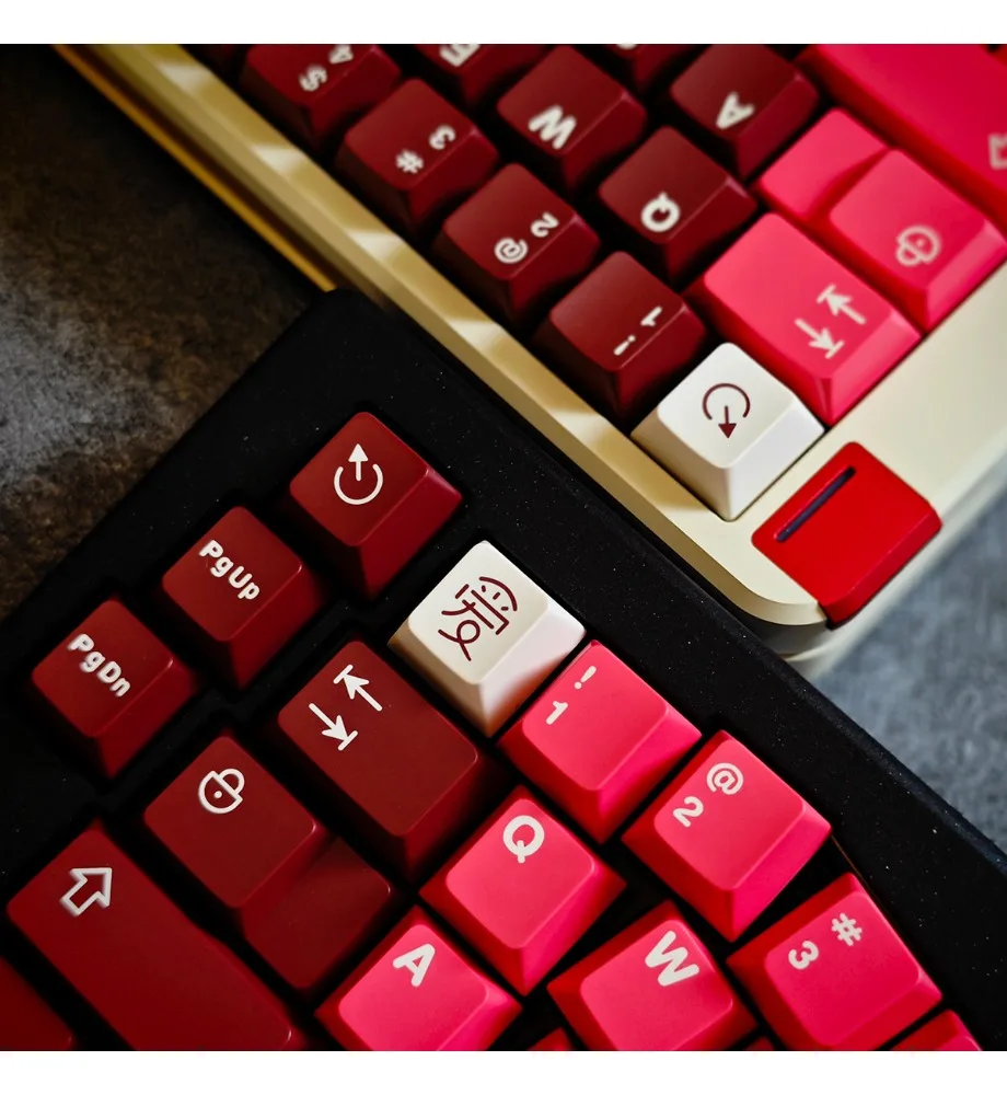 Keycap ABS Two-Color Original Factory Highly Suitable Wooting Meijia Lion and Other Golden Velvet Cake Magnetic Axis Mechanical