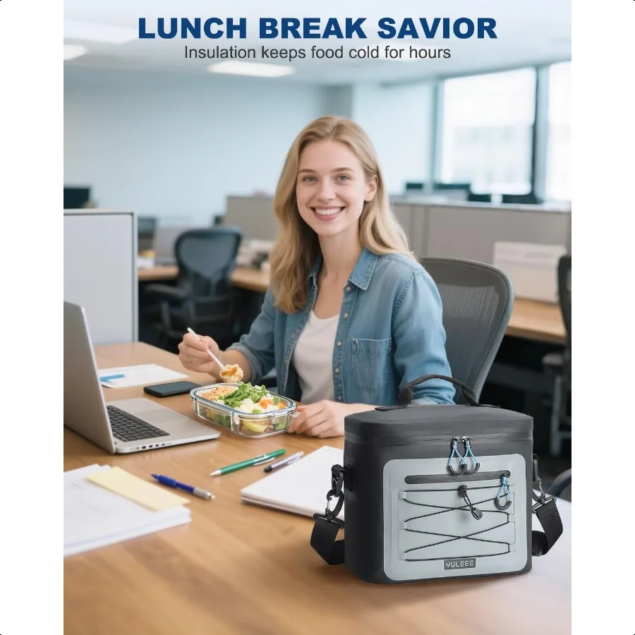 حقيبة للحفاظ على البرودة 7 16 30 يمكن لينة الجوانب الصغيرة المحمولة معزول حزمة التبريد اليومية الغداء برودة مانعة للتسرب الجليد الصدر لكاميرا الشاطئ